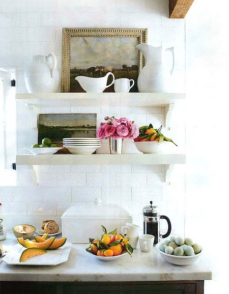 Pretty kitchen display